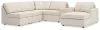 Ashley Furniture 92103S22 Ashley Furniture 92103S22 Modmax - 6-Piece Sectional With Raf Corner Chaise And Storage Console - Oyster