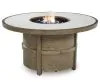 Ashley Furniture P701-776 Rainier Ranch - Round Fire Pit Table - Beige