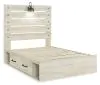 Ashley Furniture B192B34 Cambeck - Full Panel Bed With 4 Storage Drawers - Whitewash