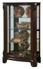 Pulaski Furniture 21429 PFC Curios - Distinguished Carved 3 Shelf Curio Cabinet - Cherry Brown