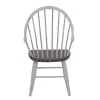 Liberty Furniture 139WH-C1000A Liberty Furniture 139WH-C1000A Farmhouse - Windsor Back Arm Chair - Two Tone White / Wood Tone
