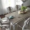 Liberty Furniture 244-DR-7LGS Liberty Furniture 244-DR-7LGS Magnolia Manor - 7 Piece Leg Table Set - Antique White / Brown