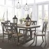 Liberty Furniture 62-CD-7TRS Lindsey Farm - 7 Piece Trestle Table Set - Gray & Sandstone