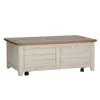 Liberty Furniture 652-OT1011 Farmhouse Reimagined - Storage Trunk - Antique White / Chestnut Tops