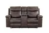 New Classic U1798-25P1-MCH Quade - Console Loveseat With Power Footrest - Mocha