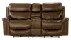 Jackson Furniture Industries 64889-1269/59-3069/59 Ceretti - Power Reclining Console Loveseat - Brown Top Grain Italian Leather Match
