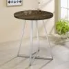 CoasterEveryday 183516 Burkhart - Round Pub Height Bistro Bar Table - Brown Oak