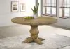 CoasterElevations 180200 Florence - Round Wood Dining Table - Rustic Honey