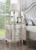 CoasterElevations 223392 Evangeline - 3-Drawer Nightstand - Silver Oak