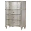 CoasterElevations 223395 Evangeline - 6-Drawer Bedroom Chest - Silver Oak