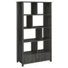 CoasterEssence 801577 Dylan - 4-Shelf Storage Bookshelf - Weathered Gray