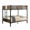 Furniture of America CM-BK029TD Clapton - Twin Bed With Workstation - Black