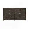 Liberty Furniture 805B-BR31 Liberty Furniture 805B-BR31 Avalon - 6 Drawer Dresser - Coffee Bean