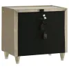 Coaster Fine Furniture 222661KE-S4 Lorient - 4 Piece Eastern King Bedroom Set - Ivory And Camel