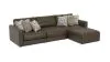 Jackson 3215/36/31/37/12-09 Siena - 4 Piece Modular Sectional With Cuddler Seat Cushions And Included Accent Pillows - Chocolate