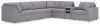 Ashley Furniture 92104S34 Ashley Furniture 92104S34 Modmax - 7-Piece Sectional With Audio System Console - Granite