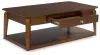 Ashley Furniture T596-1 Trenmour - Rectangular Cocktail Table - Medium Brown