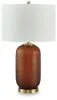 Ashley Furniture L430864 Farberman - Glass Table Lamp - Amber