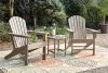 Ashley Furniture P014/898(2)/703 Ashley Furniture P014/898(2)/703 Sundown Treasure - 3 Pc. - Conversation Set - Grayish Brown