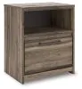 Ashley Furniture PCB2005-91 Elbrim - One Drawer Night Stand - Brown