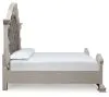 Ashley Furniture PCB948B4 Bruchandi - King Upholstered Panel Bed - Antique White