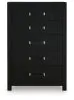 Ashley Furniture PCB1115-46 Ashley Furniture PCB1115-46 Maeling - Five Drawer Chest - Black