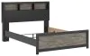 Ashley Furniture PCB1118B2 Ashley Furniture PCB1118B2 Broachmyn - Queen Bookcase Bed - Black / Gray