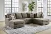 Ashley Furniture 29402S1 O'Phannon - Right Arm Facing Corner Chaise 2 Pc Sectional - Putty