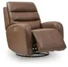 Ashley Furniture PCU1550195 Motion-Max - Swivel Glider Power Recliner - Saddle