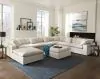 Jackson Furniture Industries 4445/31/59/28/8-11 Jackson Furniture Industries 4445/31/59/28/8-11 Posh - 8 Piece Modular Sectional With 3 Armless, 3 Corners, 2 Cocktail Ottoman - Porcelain