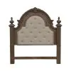 Liberty Furniture 502-BR01HU Carlisle Court - Queen Upholstered Poster Headboard - Medium Brown