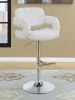 CoasterEssence 102557 Brandi - Adjustable Bar Stool - Chrome And White