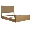CoasterElevations 224300Q-S5 Arini - 5 Piece Queen Bedroom Set - Sand Wash And Natural Cane