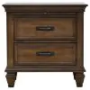 CoasterEssence 300525KE-S5 Devon - 5 Piece Eastern King Bedroom Set - Burnished Oak