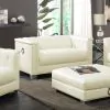 CoasterElevations 505392 Chaviano - Upholstered Track Arm Loveseat - Pearl White