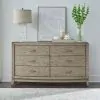 Liberty Furniture 805-BR31 Avalon - 6 Drawer Dresser - Burnished Beige