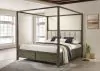 Coaster Fine Furniture 224931KW Gran Park - California King Four Poster Canopy Bed - Dark Cocoa