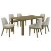Coaster Fine Furniture 109351-S7 Castlewood - 7 Piece Rectangular Dining Set - Brown Oak