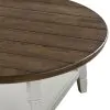 New Classic T3527-3P Flaherty - 3 Piece Occasional Set (1 Coffee & 2 End Tables) - Brown / White