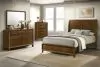 New Classic 00-B0182-34C New Classic 00-B0182-34C Ballard - 5/0 Queen 4 Piece Bedroom Set (Bed, Dresser, Mirror, Chest) - Brown