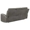 Coaster Fine Furniture 603431PPP Brickston - Triple Power Reclining Sofa - Charcoal