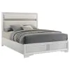 Coaster Fine Furniture 205110FB1 Miranda - Full Headboard, Footboard & Slats, Box 1 of 2 - White