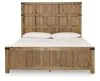 Benchcraft® B858B7 Benchcraft® B858B7 Ridgester - California King Panel Bed - Light Brown
