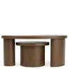 Riverside Furniture 23802 Santa Cruz - Bunching Cocktail Tables - Whiskey Oak
