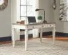 Ashley Furniture H743-134 Realyn - Home Office Lift Top Desk - White / Brown