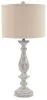 Ashley Furniture L235344 Bernadate - Poly Table Lamp (Set of 2) - Whitewash