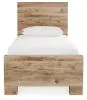 Ashley Furniture B1050B24 Ashley Furniture B1050B24 Hyanna - Twin Panel Bed With 1 Side Storage - Tan