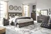 Ashley Furniture B211/31/36/46/56/60(2)/69/B100-14 Ashley Furniture B211/31/36/46/56/60(2)/69/B100-14 Drystan - King Bookcase Bed With 4 Storage Drawers - 8 Pc. - Dresser, Mirror, Chest, King Bed - Multi