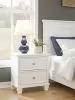 Ashley Furniture B680/31/36/56/58/97/92(2) Ashley Furniture B680/31/36/56/58/97/92(2) Fortman - 7 Pc. - Dresser, Mirror, King Panel Bed, 2 Nightstands - White