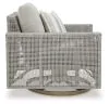 Ashley Furniture P798-821 Seton Creek - Swivel Lounge With Cushion - Gray